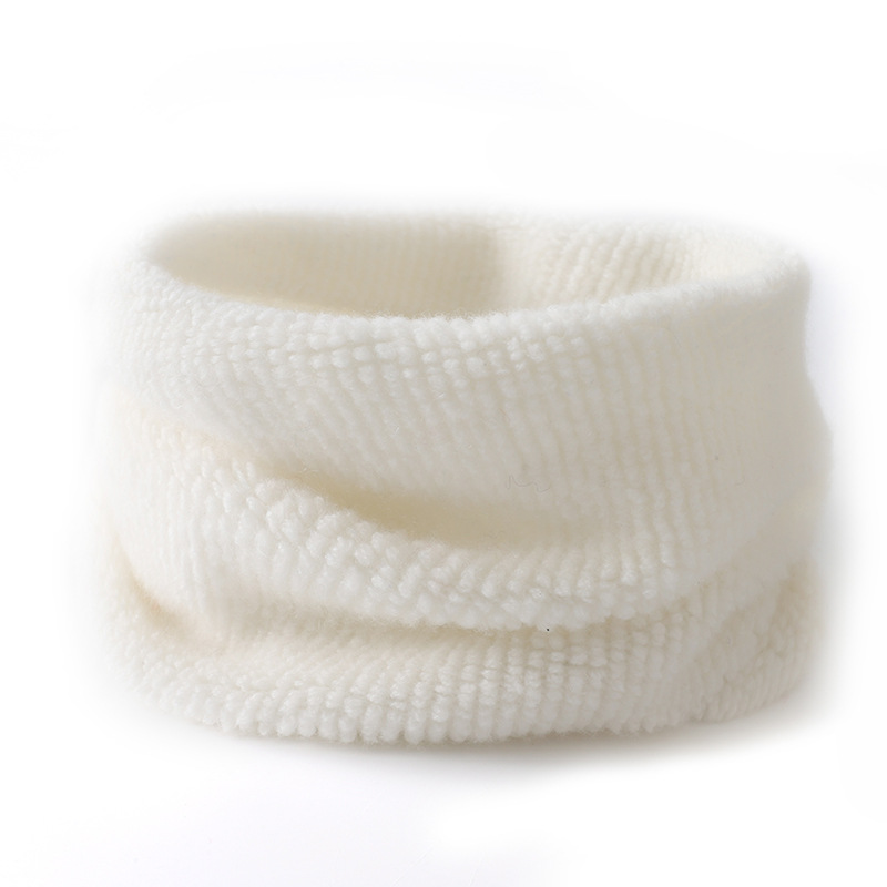 Winter Warm Neck Warmer for Men and Women, Single-Loop High-Neck Scarf, Cold-Proof Embroidered Neck Gaiter, Neck Protection, Warm Outerwear