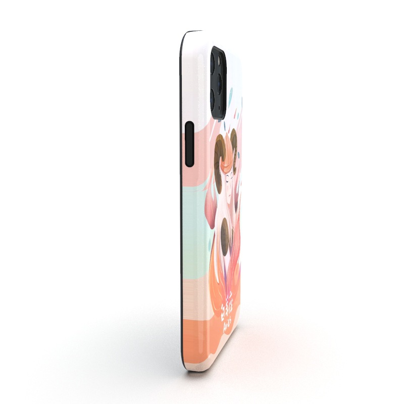 白羊座现货库存适用于iPhone11promax韩国菲林热转印双层手机壳