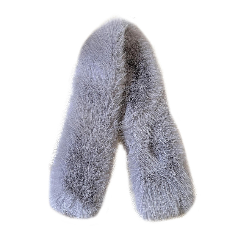 Nuevo estilo de imitación de cabello cruzado bufandas de cuello otoño y invierno estilo coreano multi-espeso pareja caliente estudiantes bufandas de cuello