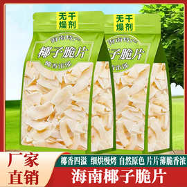 椰子干脆片500g正宗海南烤椰子肉烘焙甜品装饰椰果肉即食零食商用