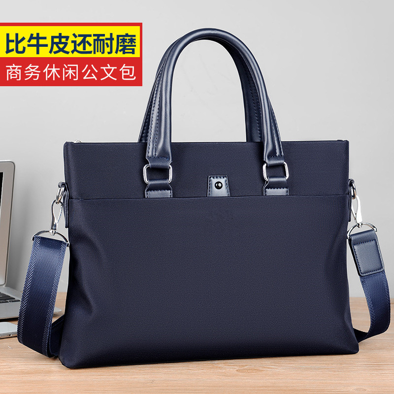 Oxford Cloth Men's Handbag, Multifunctional Document Bag, Business Briefcase, Office Shoulder Crossbody Bag, Dropshipping Available