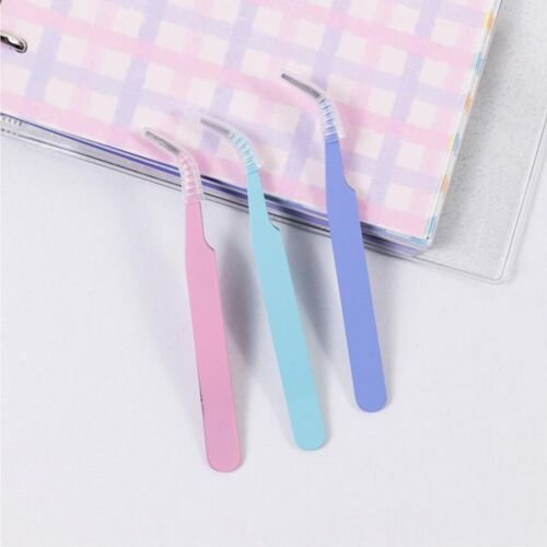 Special macaron color tweezers for peripheral handbook stickers Guka clip DIY pointed elbow handbook tool
