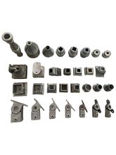 铁艺楼梯立柱上下铝配件侧挂斜面14/16/20/25/30规格配件