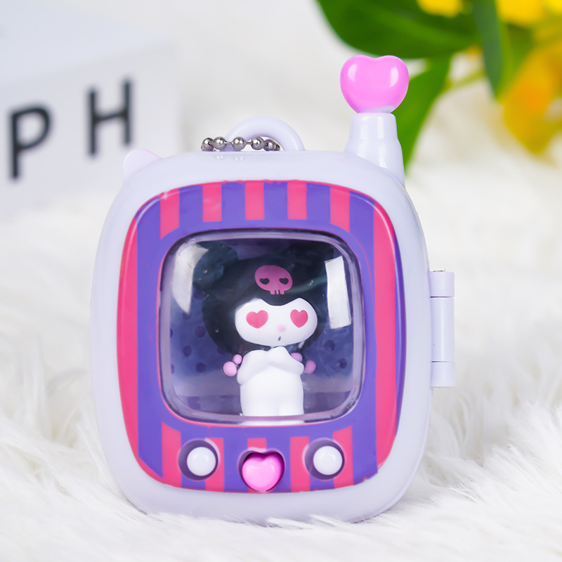 アニメの発光携帯電話のキーホルダー創意かばんのペンダントは精巧な贈り物を飾って小夜灯の携帯電話の明かりを飾ります。|undefined