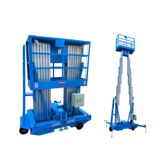 铝合金升降机Double masted aluminum alloy lifting platform