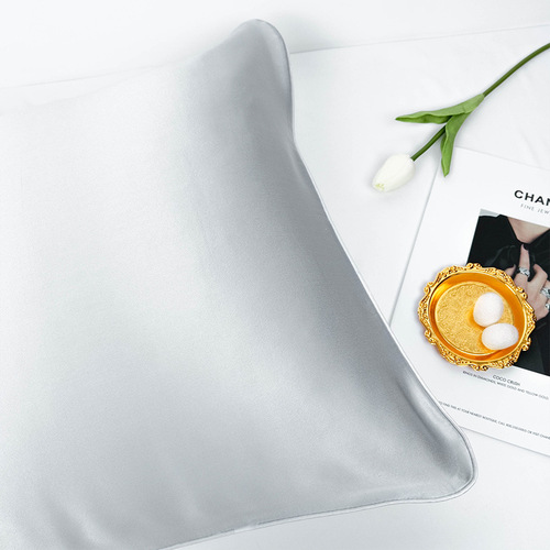 22mm 6A grade heavyweight mulberry silk single-sided silk pillowcase envelope type piping can be printed and embroidered with logo