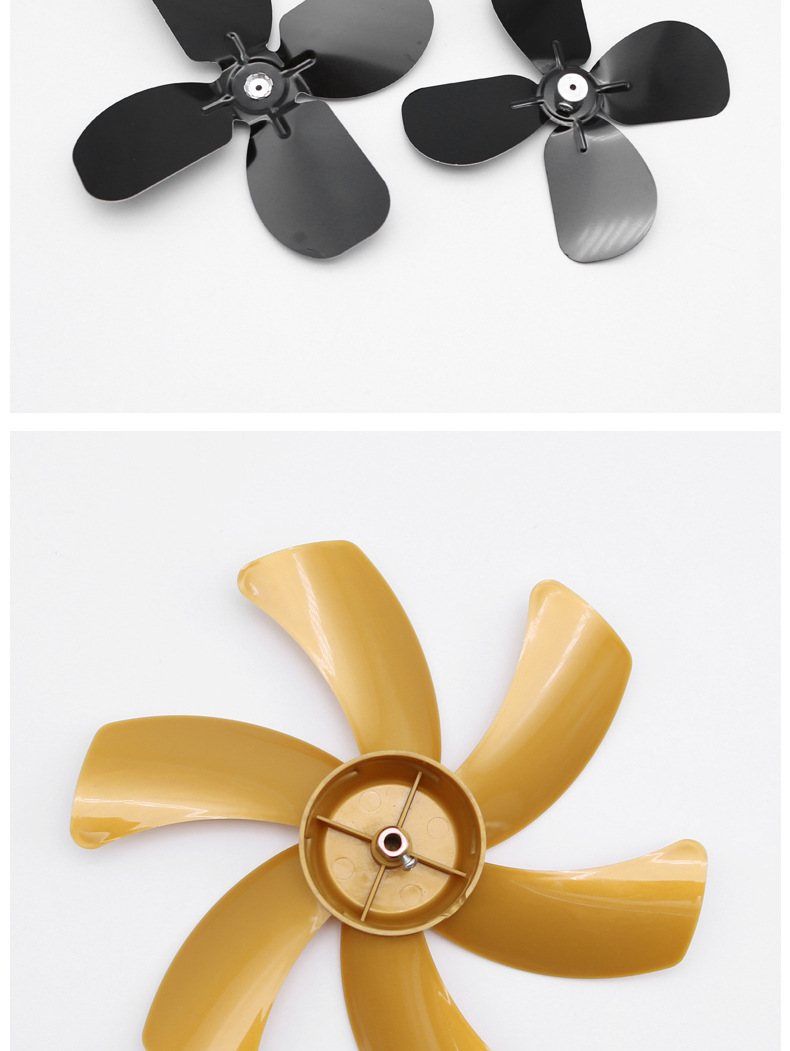 Car fan accessories maple leaf car forklift electric fan blade tricycle electric fan blade car 11 inch clip