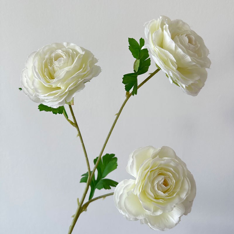 Flores falsas blancas Flores artificiales Flores para bodas Auditorio de bodas Decoración del hotel Techo artificial Flores artificiales Flores falsas