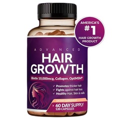 亚马逊TK独立站热卖爆款现货头发胶囊HAIR GROWTH源头工厂可 OE M