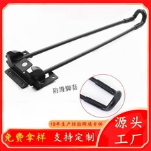 床上可折叠学习桌折叠脚简易支架电脑桌猫脚U型铁线桌腿户外桌脚