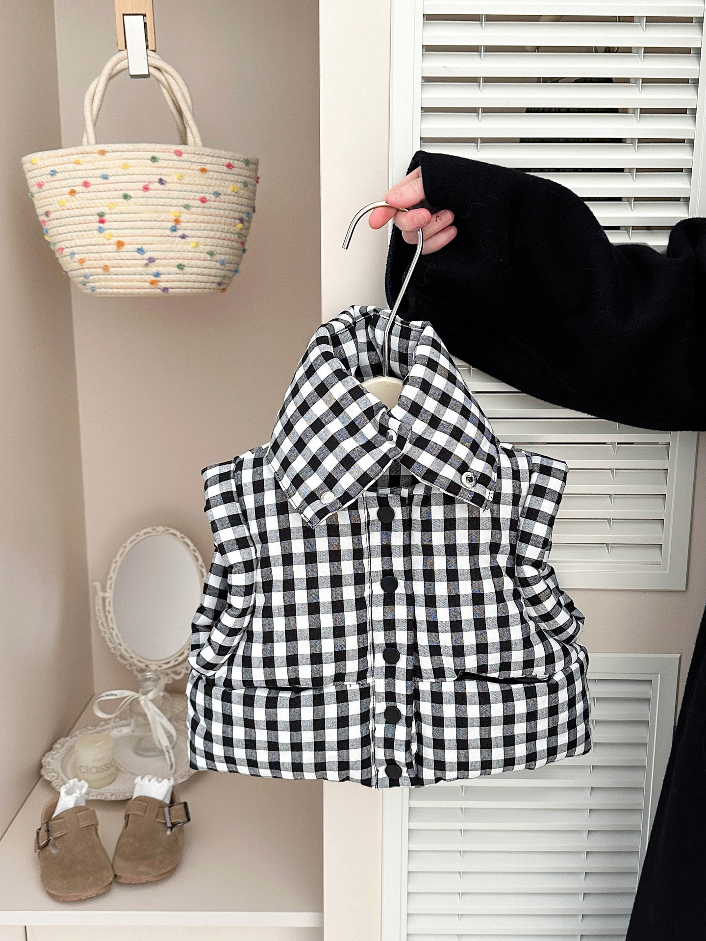 Ropa infantil coreana chaleco de algodón para bebés otoño y invierno de aire extranjero chica retrógrada grasa chaleco caliente universal
