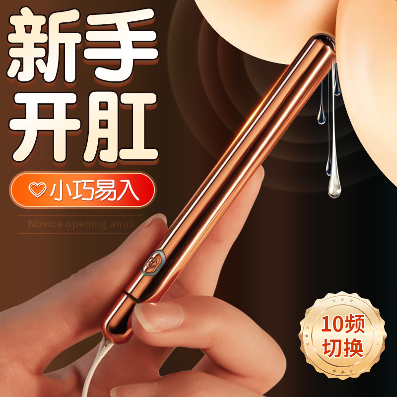 Ji's unisex vibrating flirtation massage wand for solo play—perfect for beginners, anal dilation, and adult pleasure toys.