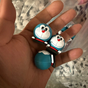 Doraemon Cartoon Doll Doraemon Cartoon Hot Shoe Cover Decorative Doll Ding Dong Cat Hot Shoe Cartoon Head