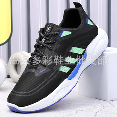 One piece drop shipping spring and autumn breathable and lightweight student sports shoes, casual and comfortable Korean style men's fashion running shoes