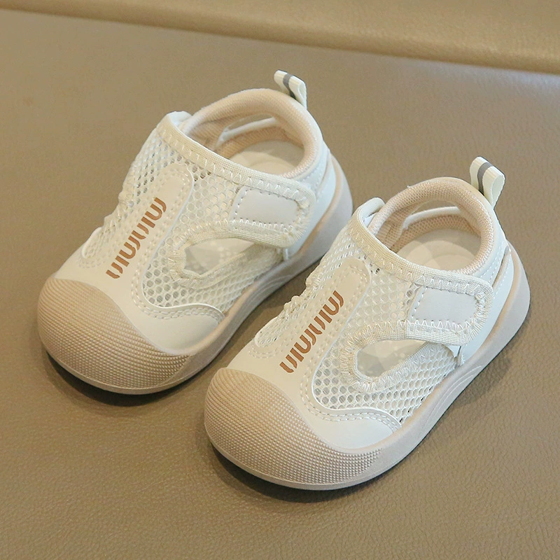 Летние детские сандалии для мальчиков для отдыха, нескользящая дышащая спортивная пляжная обувь, мягкая подошва