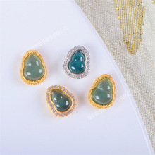 S925�y�Ƕ��Ȼ�{ˮ�����Jͨ�����y��錚���DIY�Ʒ���