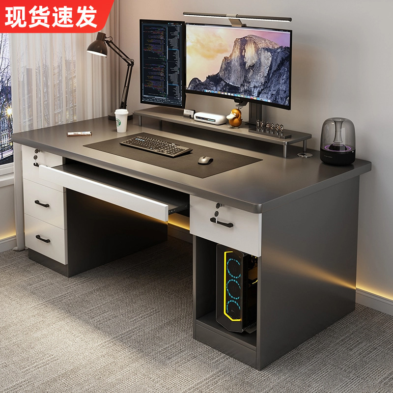 Computer Desk Desktop with Drawer Home Desk Bedroom Writing Desk Simple Modern Office Desk Can Hold Host Table
