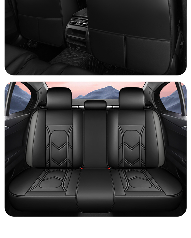 2025 New Cross-Border Car Seat Cushions, All-Season Universal Full Leather Seat Covers, Fully Enclosed Seat Covers, Wholesale from Manufacturers