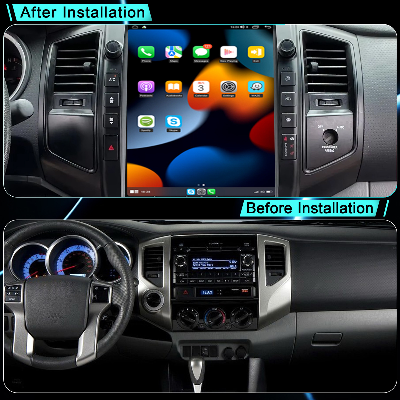 Tacoma/ HiluX 2005-2015 Car Audio and Video Intelligent Navigator Car GPS Android Navigation