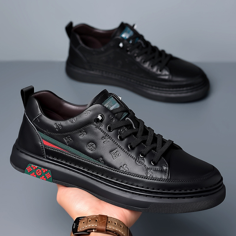 Selección estricta de zapatos blancos de verano para hombres, zapatos de moda para hombres, zapatos casuales con suela suave, zapatos de deporte para hombres transpirables al por mayor