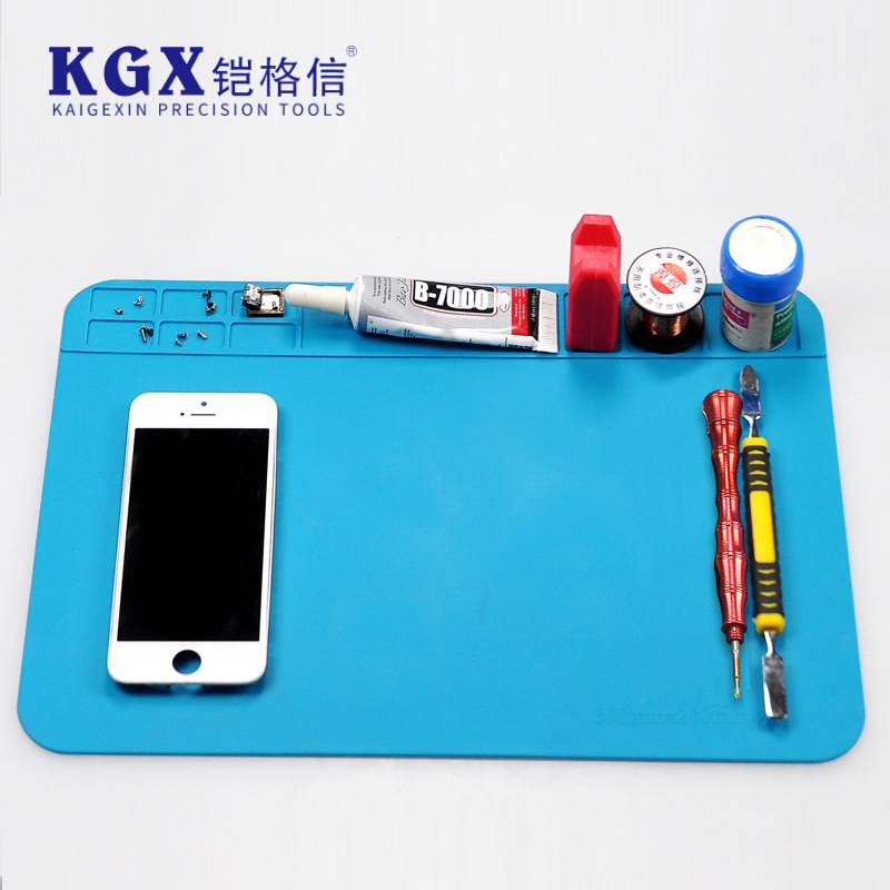 300mm*200mm手机维修隔热垫 耐高温垫风枪烙铁焊接桌垫