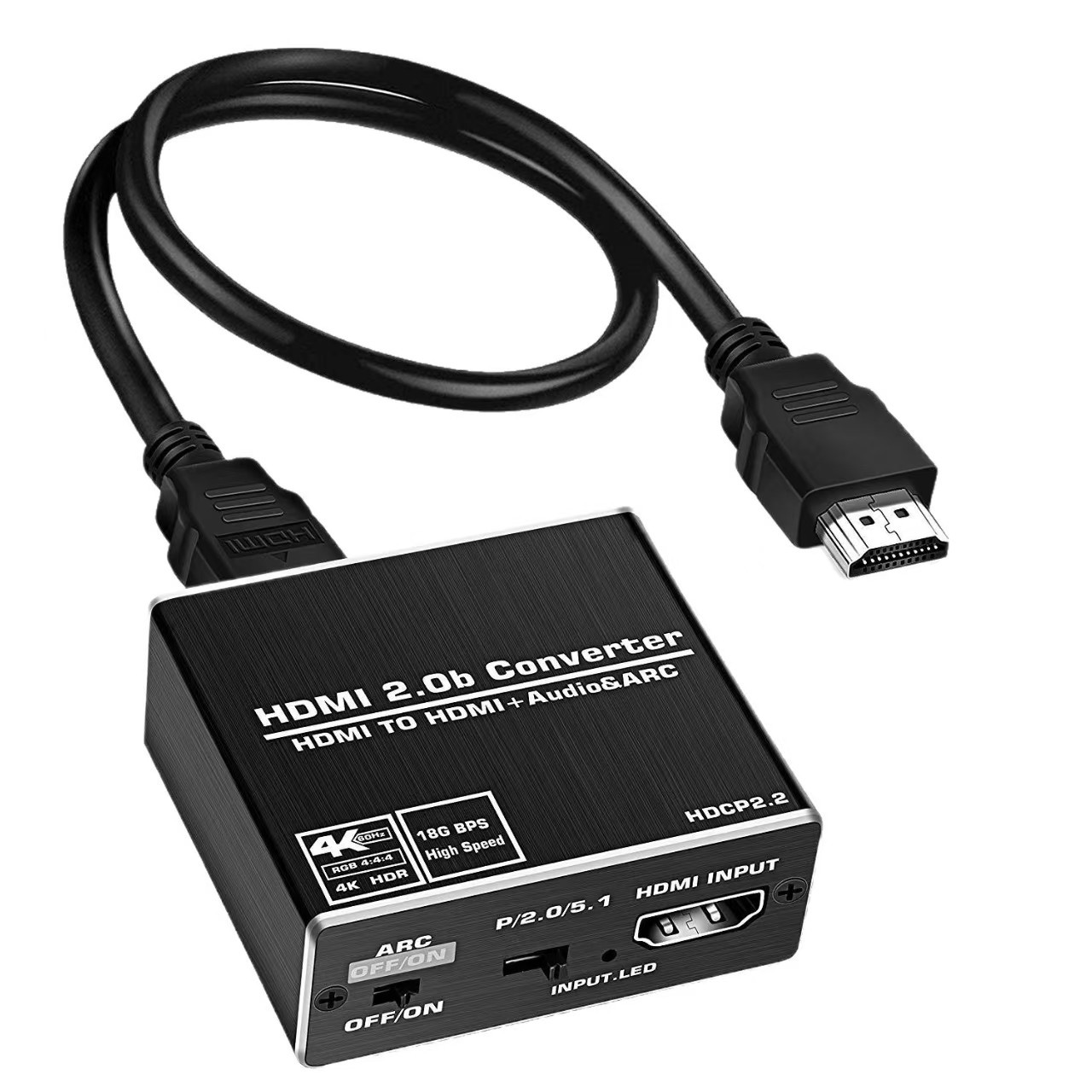 HDMI2.0音频分离器音视频同步转换 4K60HZ HDCP2.2杜比全景声