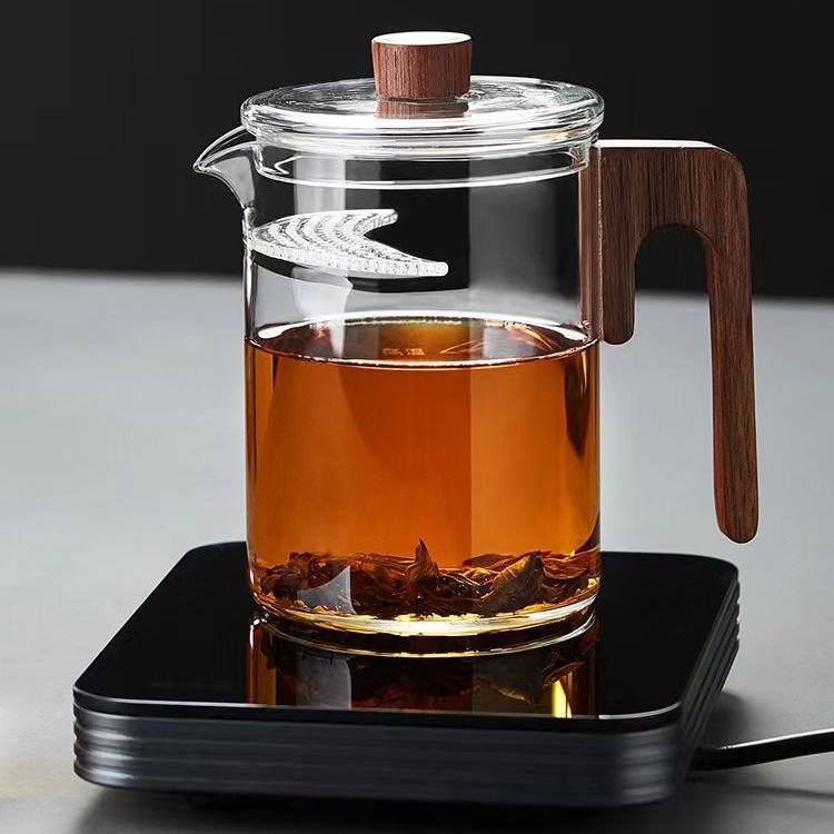 加厚公杯玻璃耐热茶壶玻璃公道杯泡茶大容量茶杯耐高温防烫月牙杯