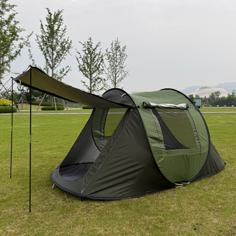 Outdoor quick-open tent for 5-8 people, fully automatic, sun-proof, breathable, portable folding tent for camping