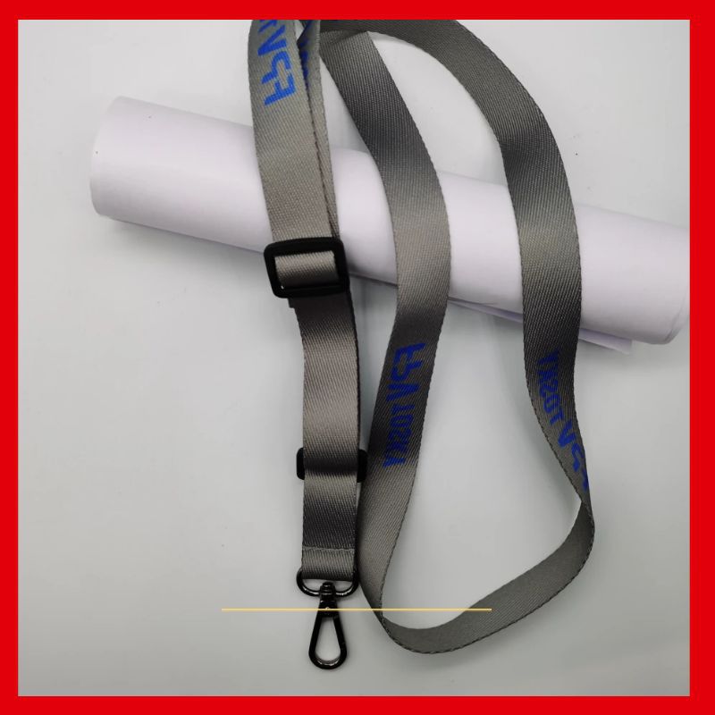 Manufactor supply Polyester fiber Thermal transfer one mobile phone Lanyard Metal buckle Phone rope Adjustment buckle Lanyard