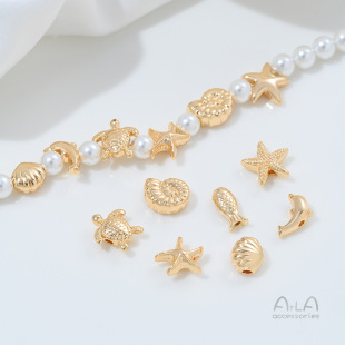 �~�14K����ɫ��������ϵ�и��麣�Ǻ��ຣ������ˮ��diy�Ʒ���