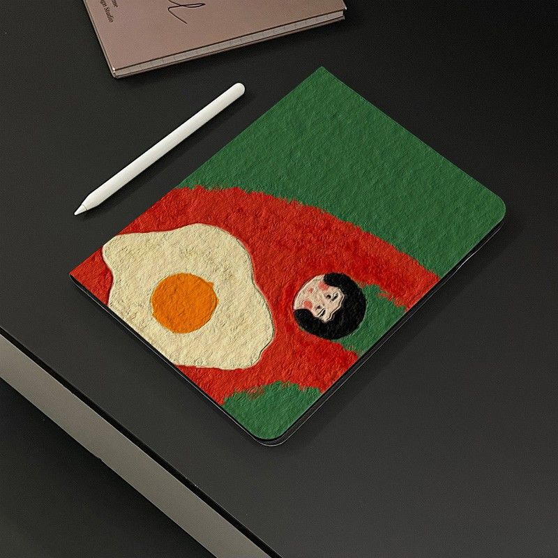 Eggshell Protective Case for Girls, Full Coverage for 9Th/10Th Generation Tablet, Mini6 Case, Air6/5 Book-Style Case, Pro12.9/13