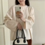 圆领套头宽松新款针织衫