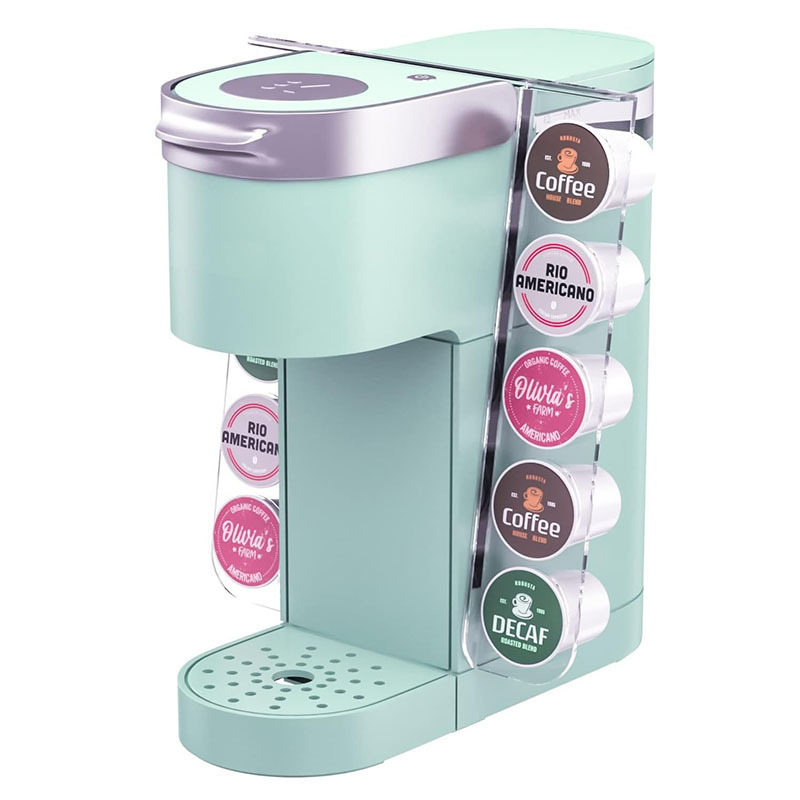 Single cup Keurig coffee machine coffee capsule storage box transparent acrylic Kcup capsule Holder 10 pack