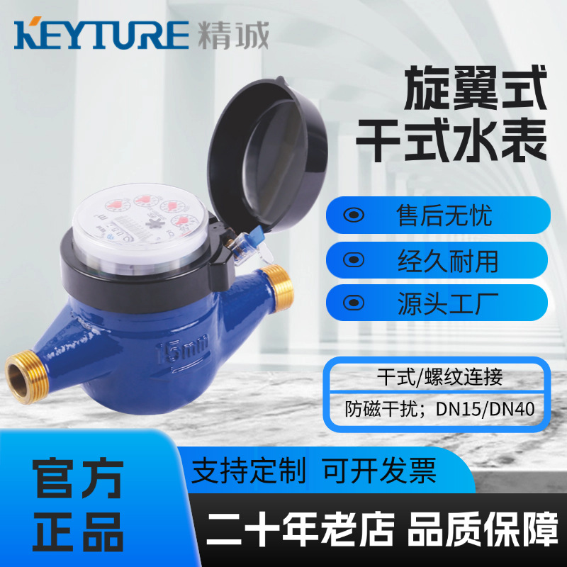 0501 旋翼式家用小水表铜 DN15-DN40