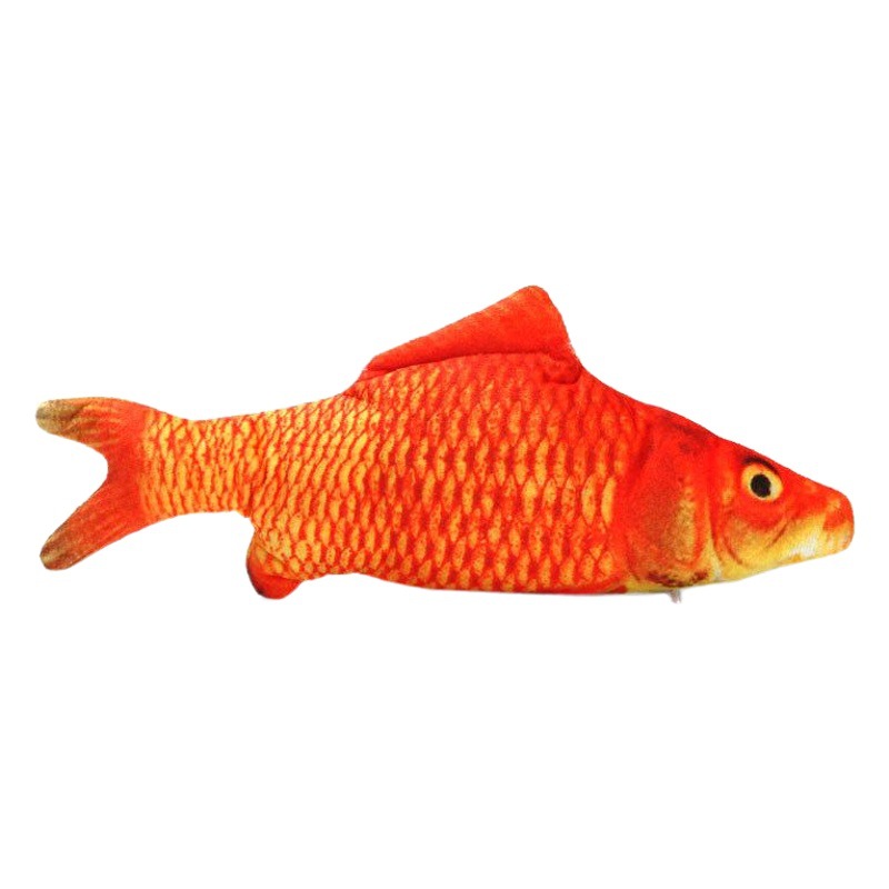 Amazon TikTok mismo estilo golpeando cola de pez saltando peces gato de peluche de juguete USB eléctrico simulación de peces