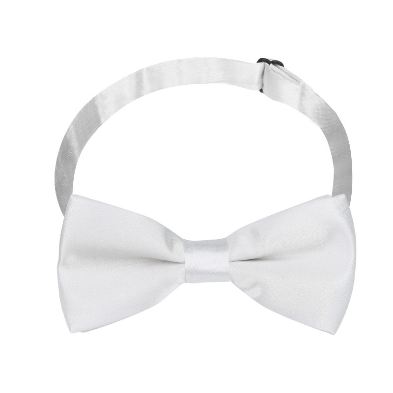 흰색 어린이 나비 넥타이