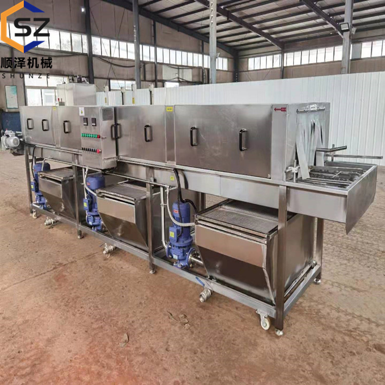 销售海鲜筐洗筐机 水果筐洗筐机 餐具筐洗筐机 清洗效果好 顺泽