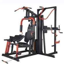 健身房四人站锻炼多功能大型器械力量训练套装组合蹲腿综合训练器