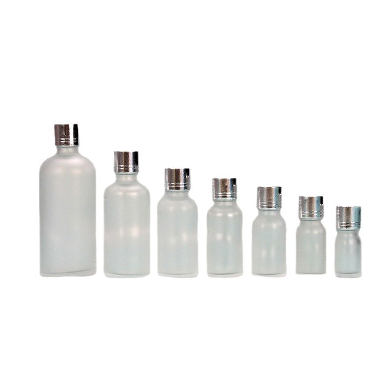 Esencia líquido sub-embalaje botella de vidrio viaje portátil esmerilado botella de aceite esencial botella cosmética Loción Botella de spray botella de muestra pequeña