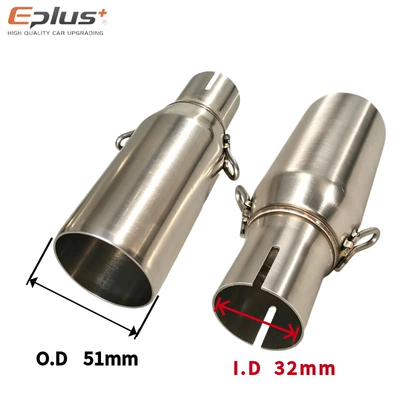 Motorcycle exhaust pipe Pipe Adapter Connecting Reducer - 32mm-51mm