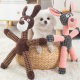 Dog Plush Vocal Toy Can't Bite Pet Small Dog Chai Dog Golden Retriever Molar Self-Hei to relieve boredom artifact to accompany