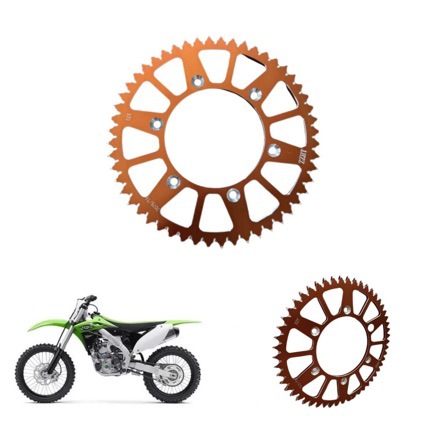 Zzht Off-Road Motorcycle Chainring Gear 7075-t6 Aluminum Alloy Chainring 50t Cnc50 Mesh-Shaped Chainring
