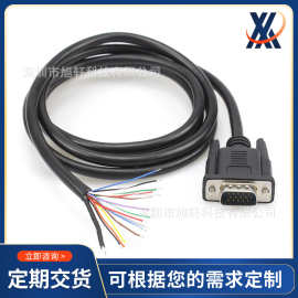 供应工控电脑HD15VGA线DB15视频连接线RGBDSUBcable高清传输