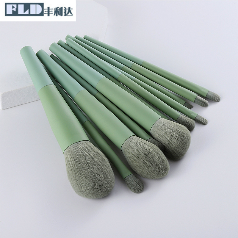 11 cepillo de maquillaje ultra suave de alto brillo, sombra de ojos, Cangzhou Fix, el mismo conjunto de bolsas de cepillo de maquillaje
