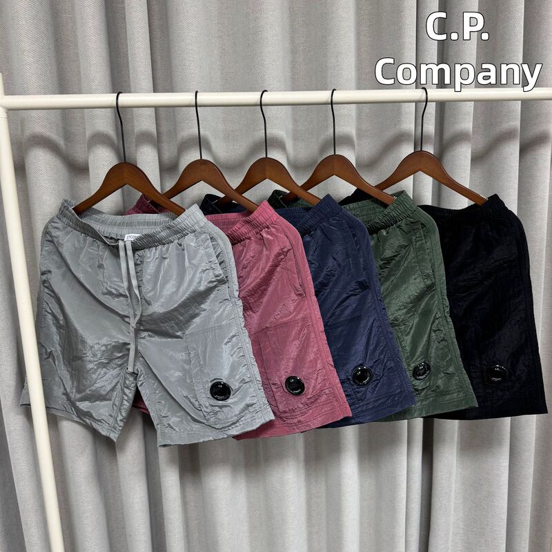 Cross-Border Foreign Trade Cp Company Summer Metallic Reflective Nylon Shorts Street Fashion Casual Outdoor Shorts Cross-Border Foreign Trade Cp Company Summer Metallic Reflective Nylon Shorts Street Fashion Casual Outdoor Shorts
