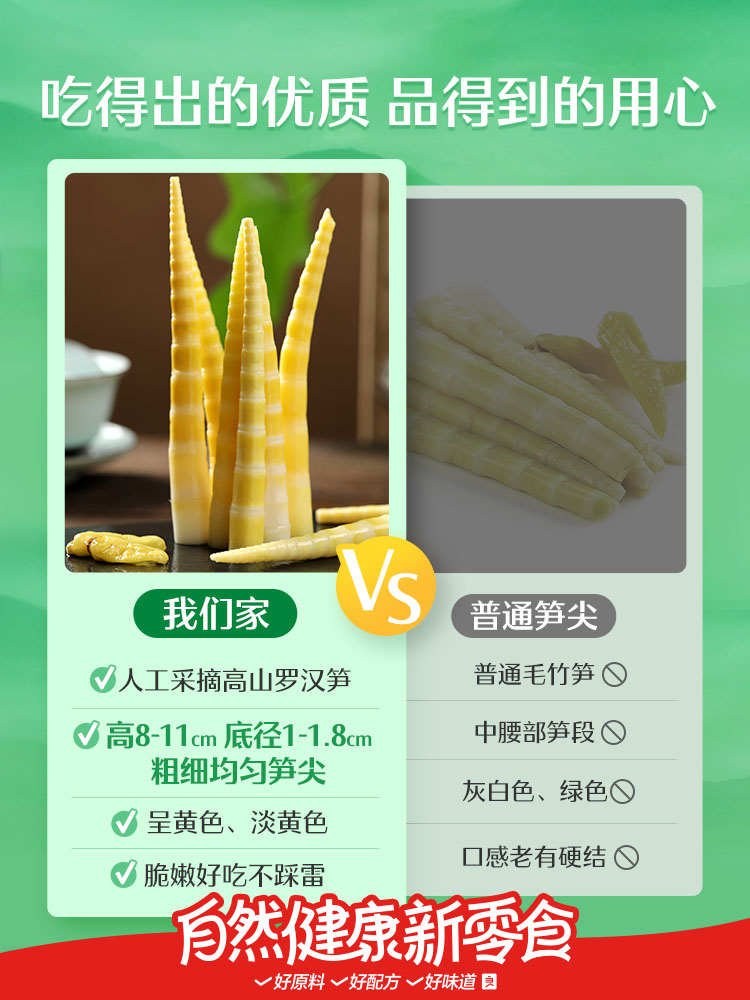 泡椒竹笋尖酸笋脆笋干笋条开袋即食解馋小包装休闲零食