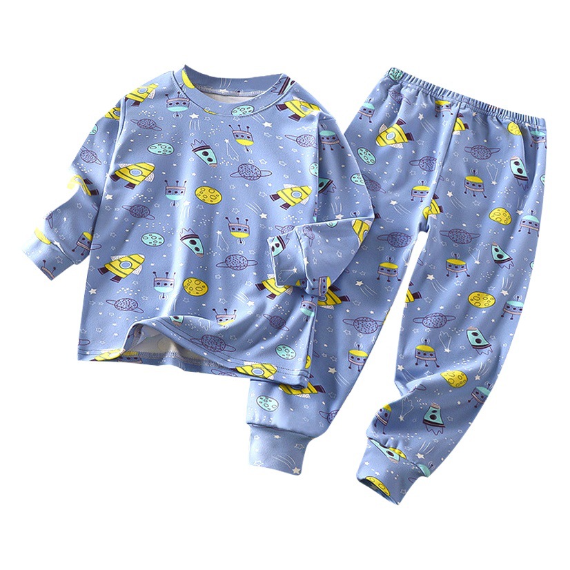 Niños de terciopelo largo Johns niños homewear ropa interior las niñas traje medio y grande al por mayor