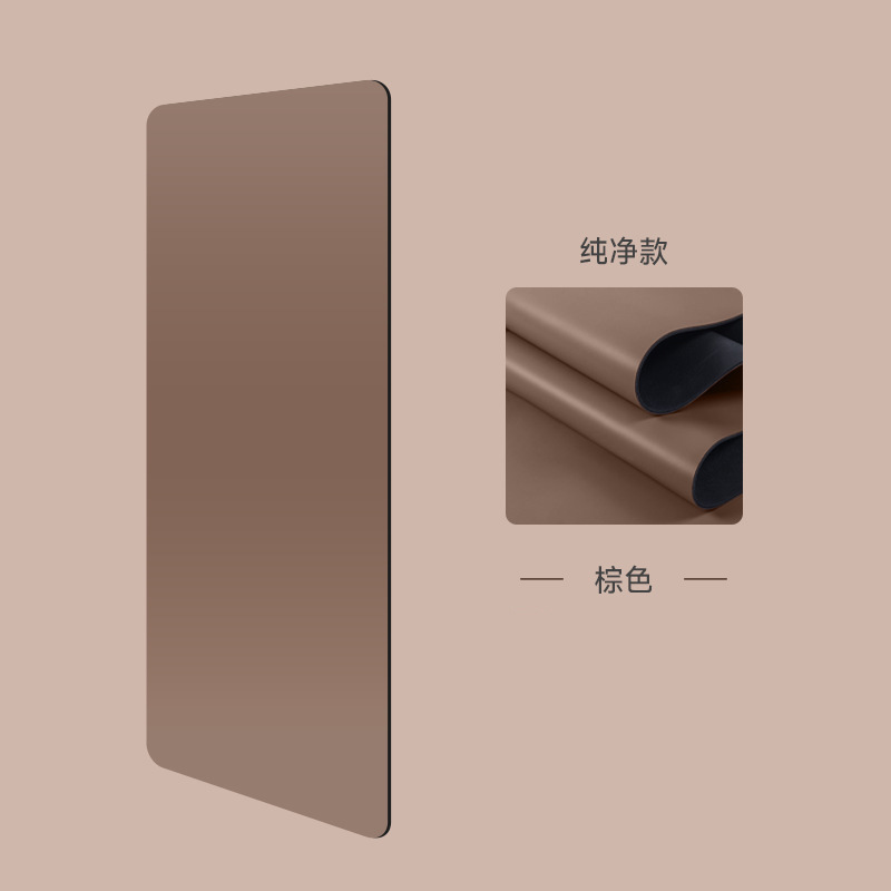 Alfombrilla de yoga de caucho natural PU, para Pilates y fitness, antideslizante, insonorizada, absorbe el sudor, uso doméstico