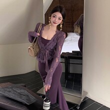 ��ʽ���|��ɫ�B��ȹ��Ů���＾2025�¿������@�ݴ���һ�����b�Lȹ