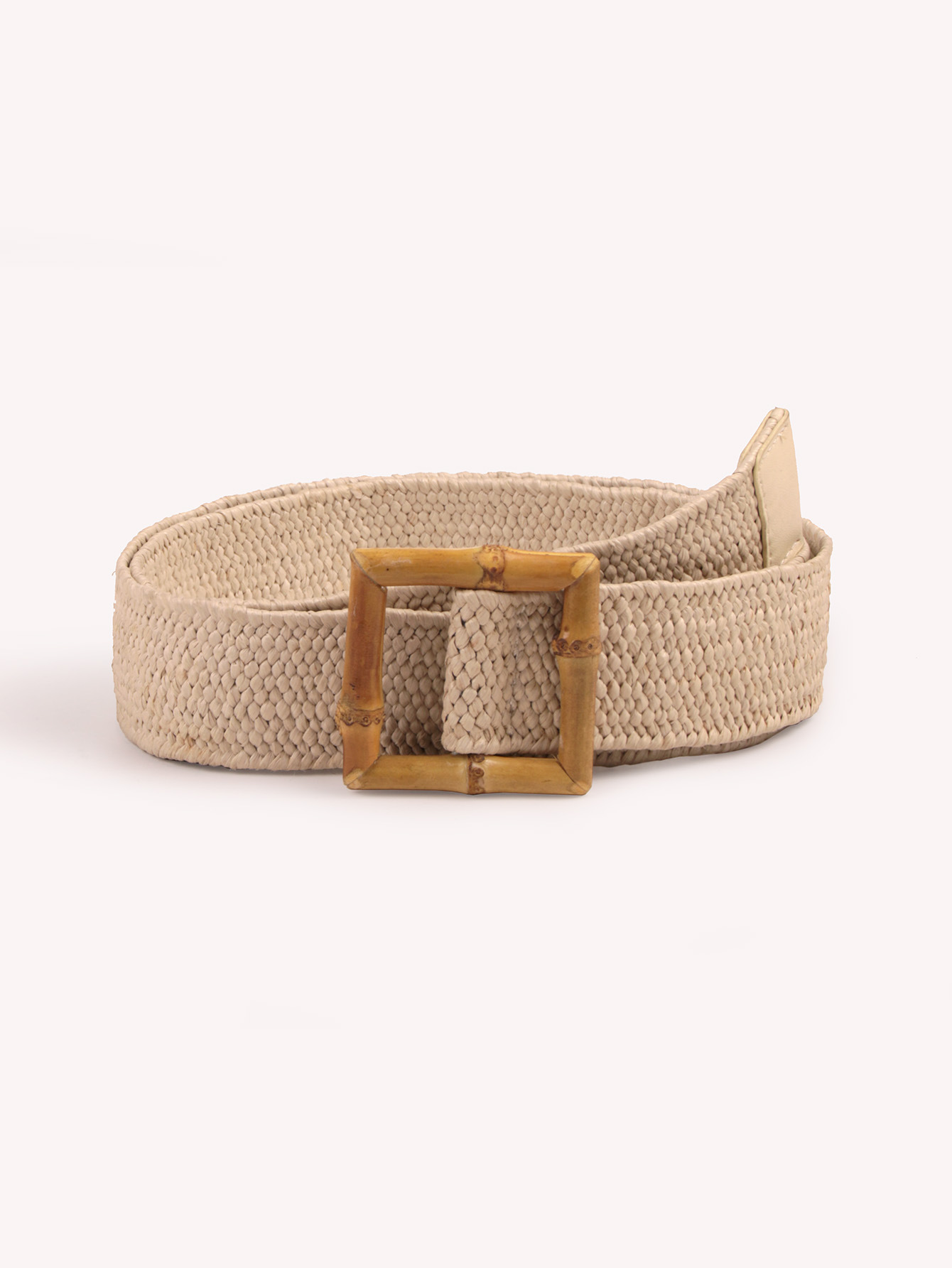 Classic Style Solid Color Nylon Bamboo Handmade Women's Woven Belts display picture 3